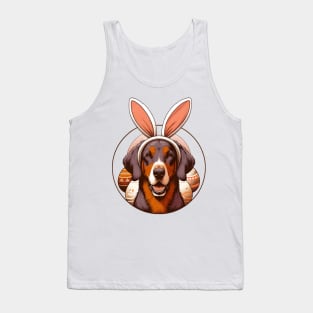 Bavarian Mountain Scent Hound in Bunny Ears Easter Delight Tank Top